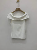 One Shoulder Women's T-Shirt Top