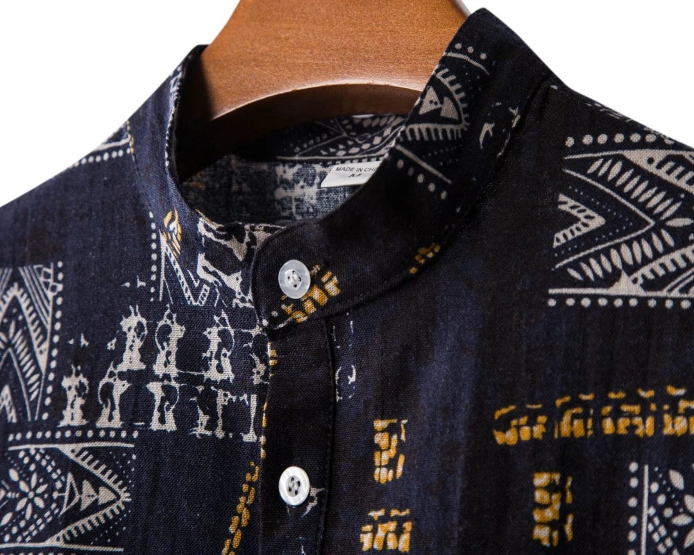 Casual Shirts For Men Shirt T-shirts Man 2024 New Men's Clothing Fashion Blouses Social Luxury Hawaiian Cotton High Quality