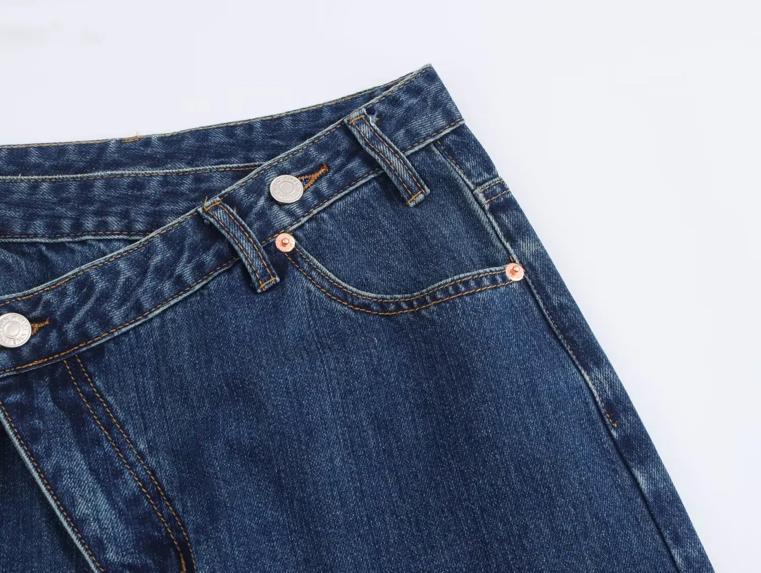 Woman Jeans Pants 2025 Spring High Waist Wide Leg Straight Fit Blue Casual Vintage Versatile Daily Streetwear Denim Jeans