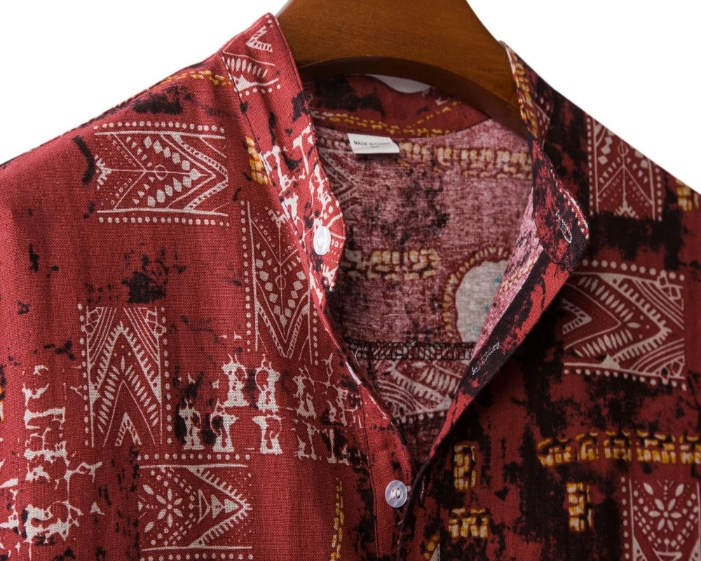 Casual Shirts For Men Shirt T-shirts Man 2024 New Men's Clothing Fashion Blouses Social Luxury Hawaiian Cotton High Quality