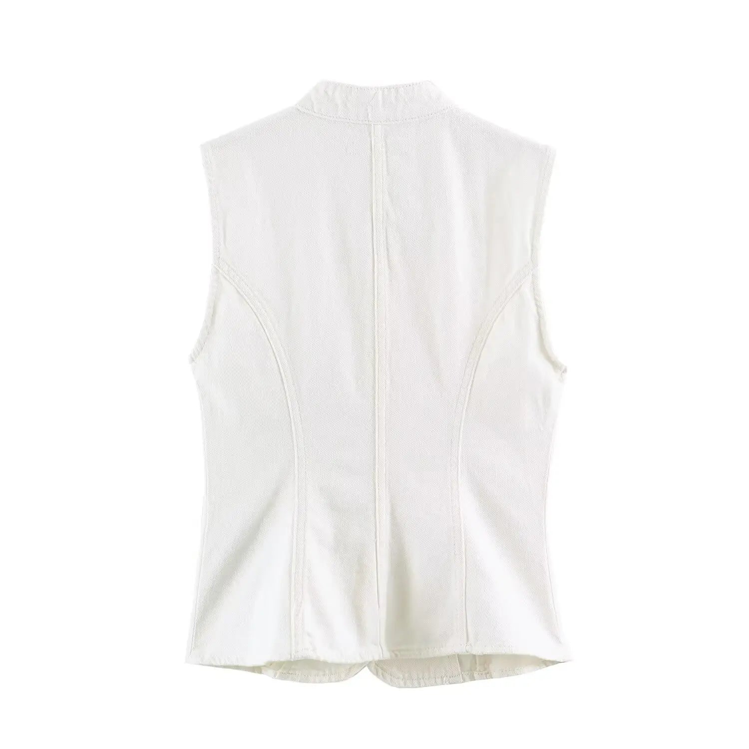 Women's Tops 2026 Summer New Fashion Retro Denim Blouse Women's Chic Summer Travel Joker Youth Blouse Vest