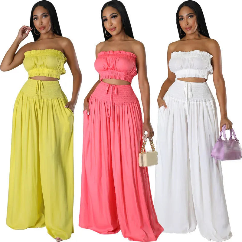 Two Piece Set for Women Pants 2 Piece Sets Women Outfit Pants Set Woman 2 Pieces Night Club Outfits Wholesale Clothes