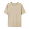 100% Cotton Solid Tshirts Men Woman Short Sleeve Fashion Brand Trend Casual Soft Clothing Tees Customized Products Summer Tops
