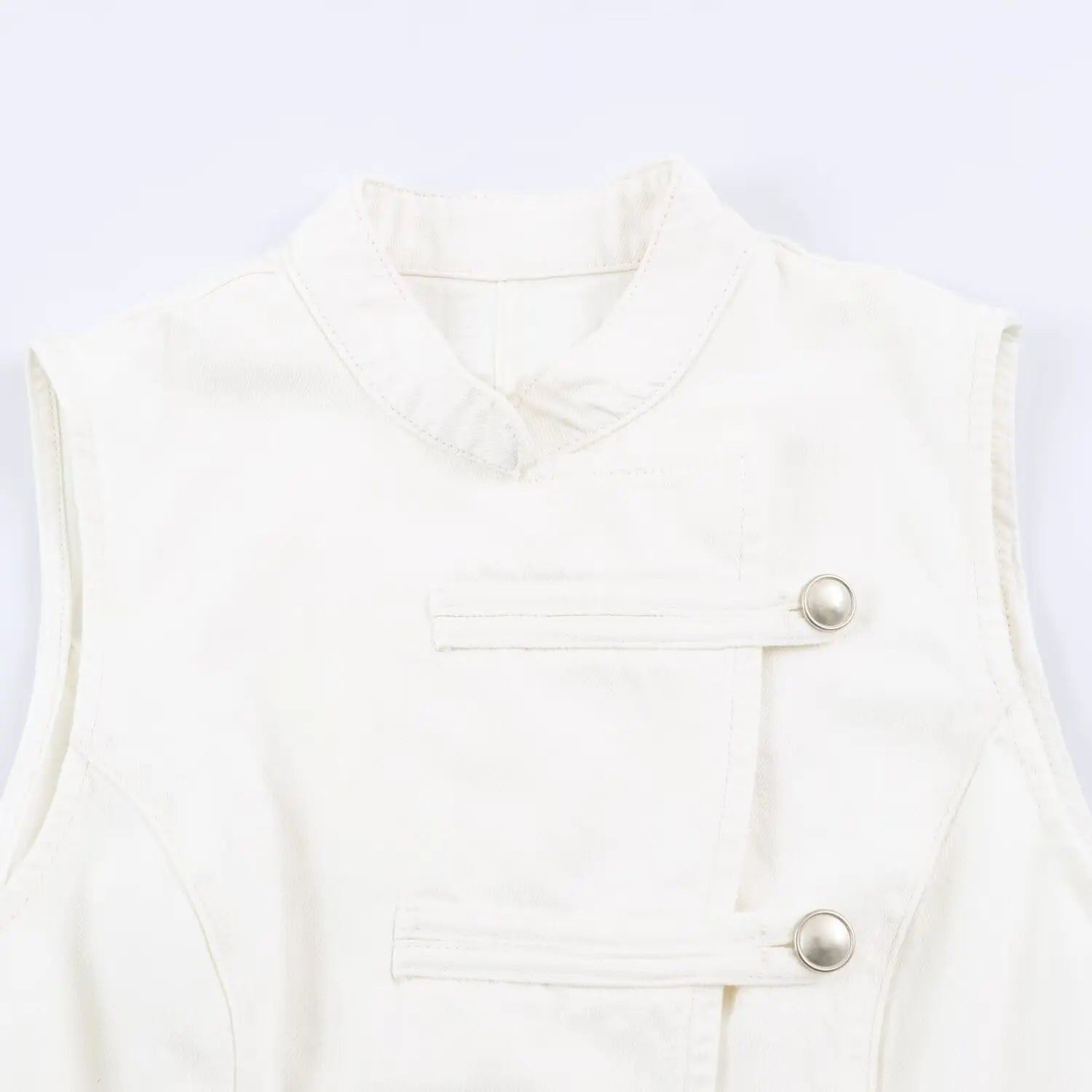 Women's Tops 2026 Summer New Fashion Retro Denim Blouse Women's Chic Summer Travel Joker Youth Blouse Vest