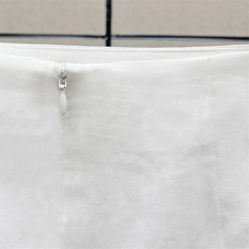 Women's vest New flower embroidered sleeveless top for summer 2026 Sexy backless women's corset Cotton linen blend tanks top y2k