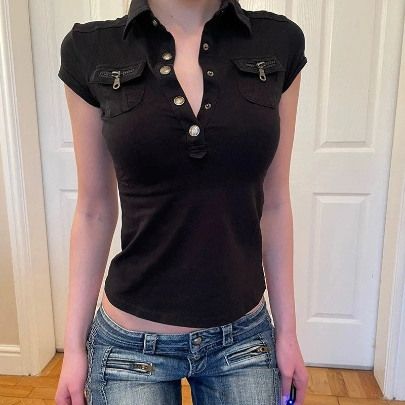 Women T Shirt Black Gothic 90s Vintage Vest Aesthetic Sleeveless Corset Top Vintage Tee Y2k Tank Top 2000s Coquette Clothes