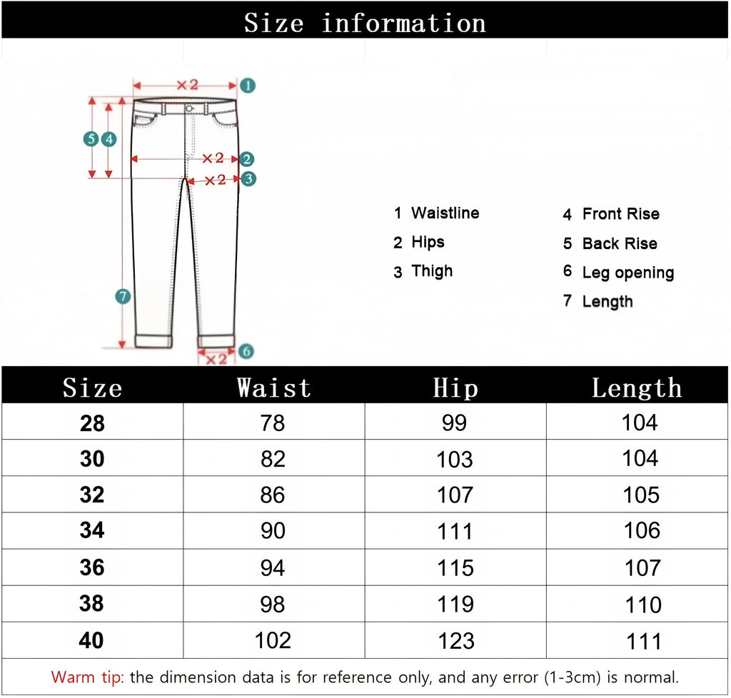 Men's Jeans Black Denim Pants Straight Leg Comfort Mid Waist White Embroidery Casual Streetwear Spring Slim Fit Trousers