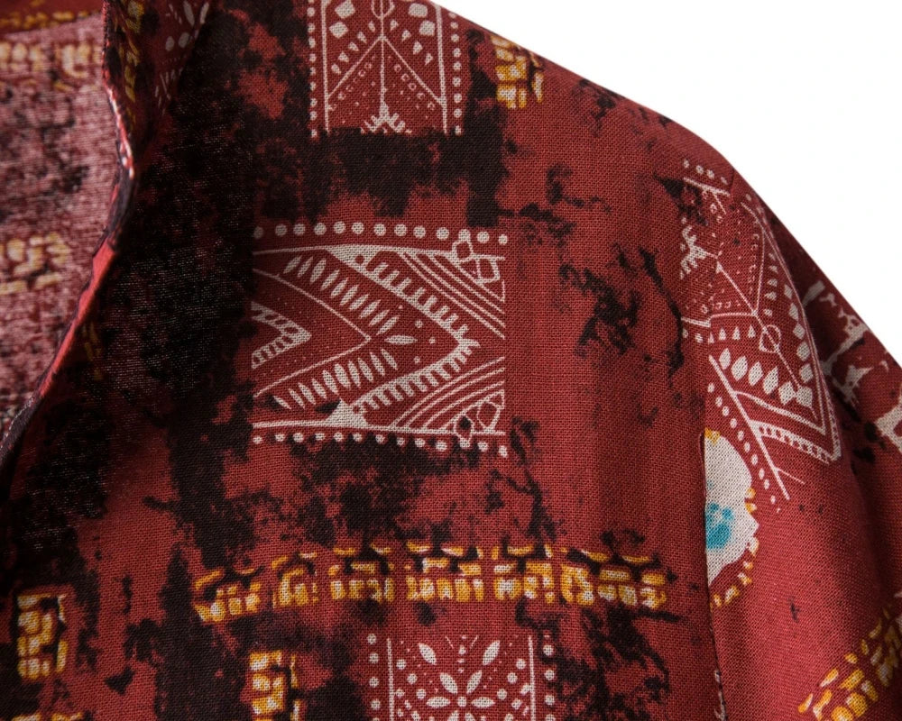 Casual Shirts For Men Shirt T-shirts Man 2024 New Men's Clothing Fashion Blouses Social Luxury Hawaiian Cotton High Quality