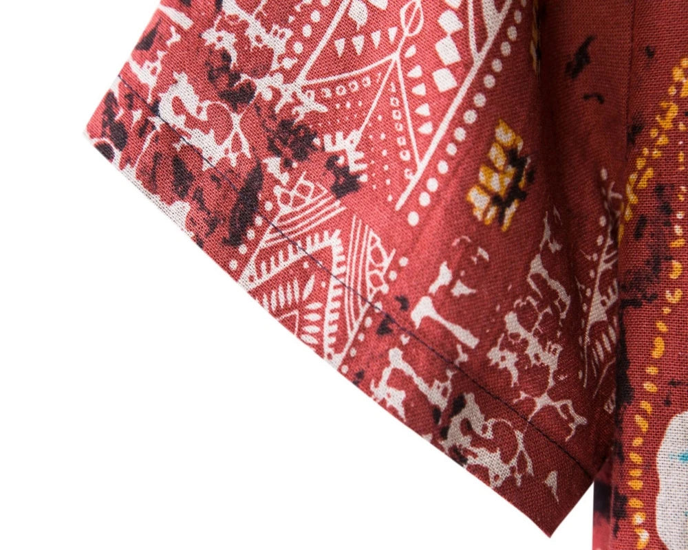 Casual Shirts For Men Shirt T-shirts Man 2024 New Men's Clothing Fashion Blouses Social Luxury Hawaiian Cotton High Quality