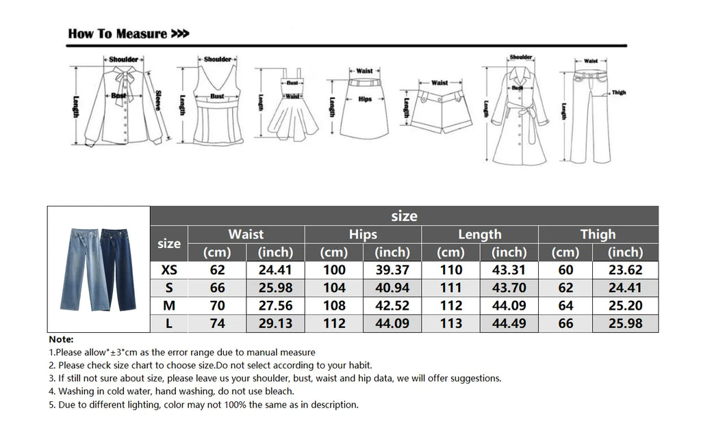 Woman Jeans Pants 2025 Spring High Waist Wide Leg Straight Fit Blue Casual Vintage Versatile Daily Streetwear Denim Jeans